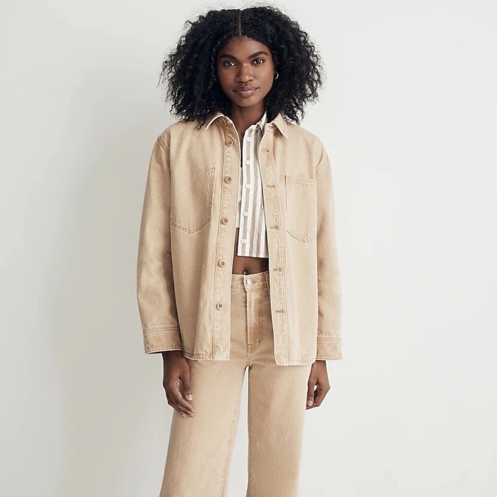NWT Madewell Denim Shirt Jacket 1X